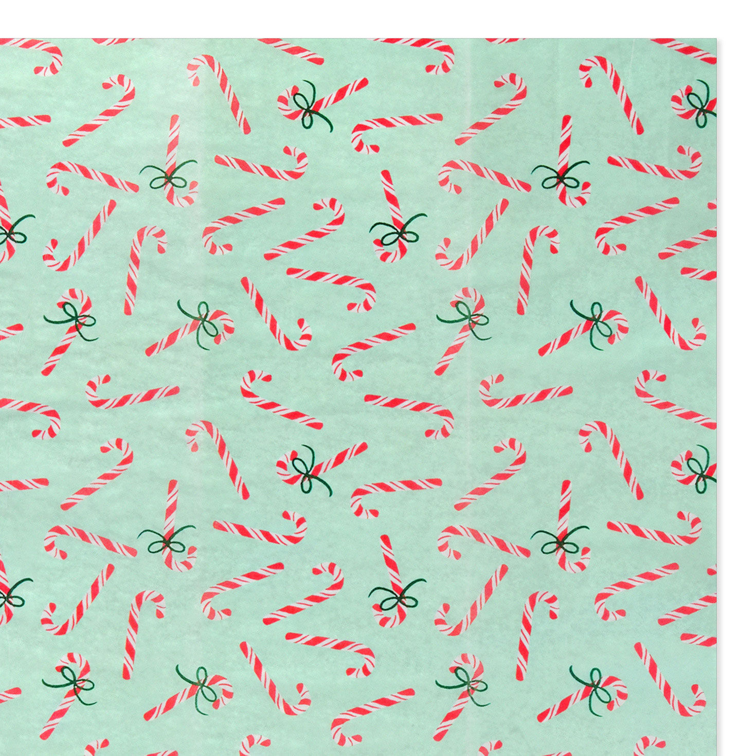 Peppermint-Scented Candy Canes Christmas Tissue Paper upclose view image number 4