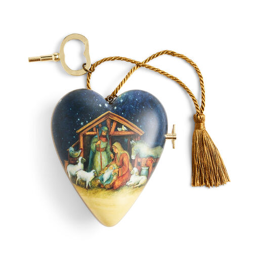 Demdaco O Holy Night Musical Art Heart With Stand, 