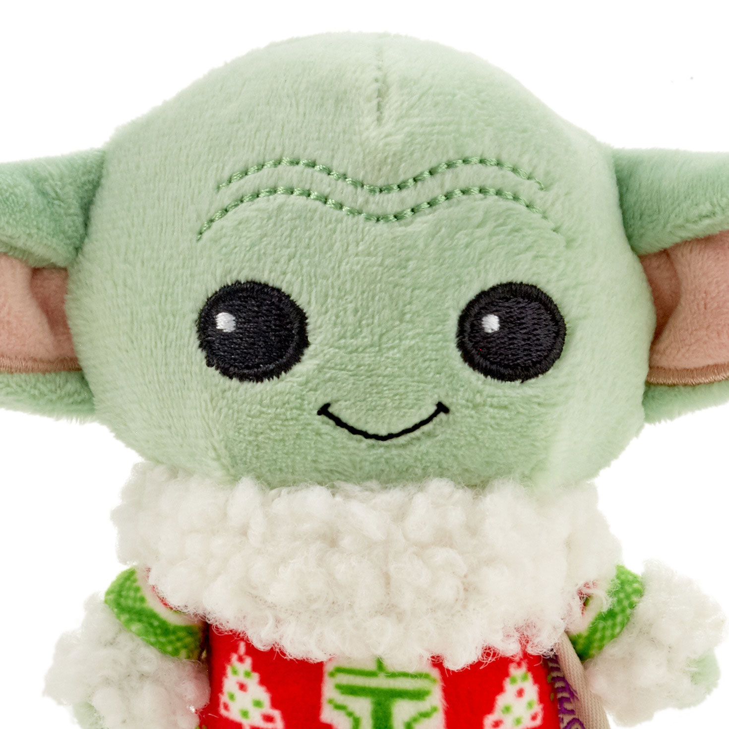 itty bittys Star Wars The Mandalorian Grogu in Holiday Sweater Plush itty bittys Hallmark