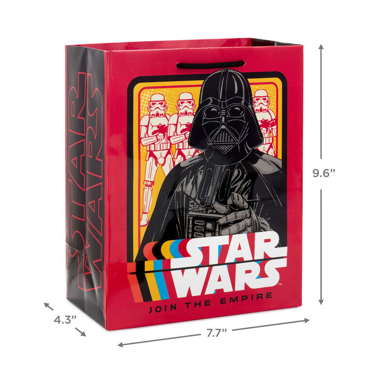 Star Wars Darth Vader Medium Gift Bag measurement image number 3