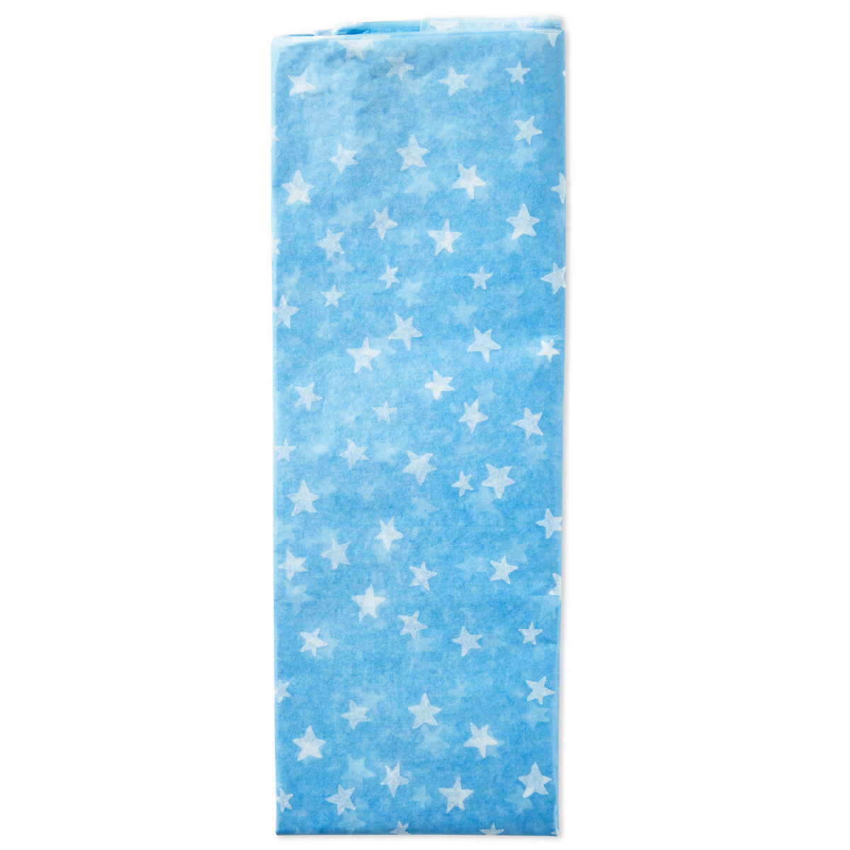 White Stars on Blue Tissue Paper, 6 sheets Tissue Hallmark