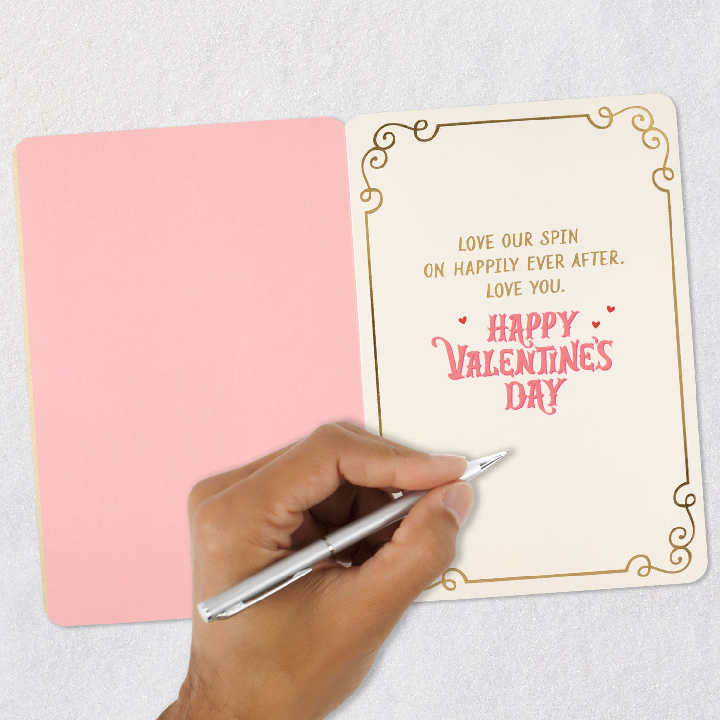 Storybook Cover Valentine's Day Card for Wife Signing card image number 7