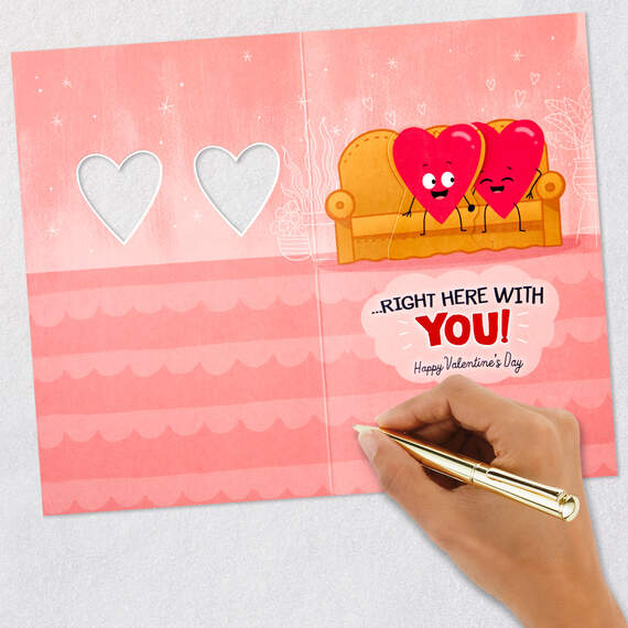 Right Next to You Funny Valentine's Day Card With Motion, , large image number 6