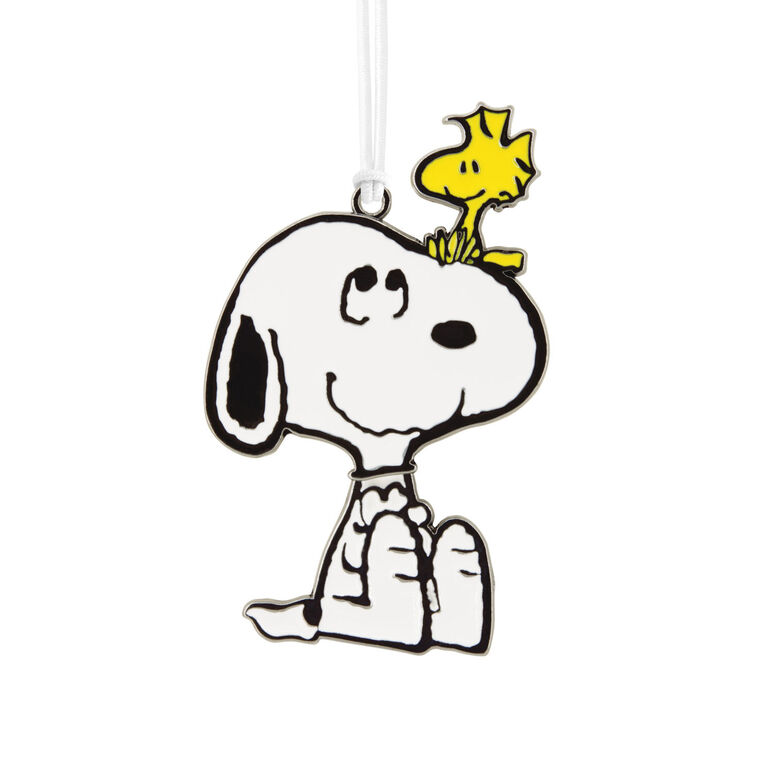 Peanuts® Snoopy and Woodstock Moving Metal Hallmark Ornament