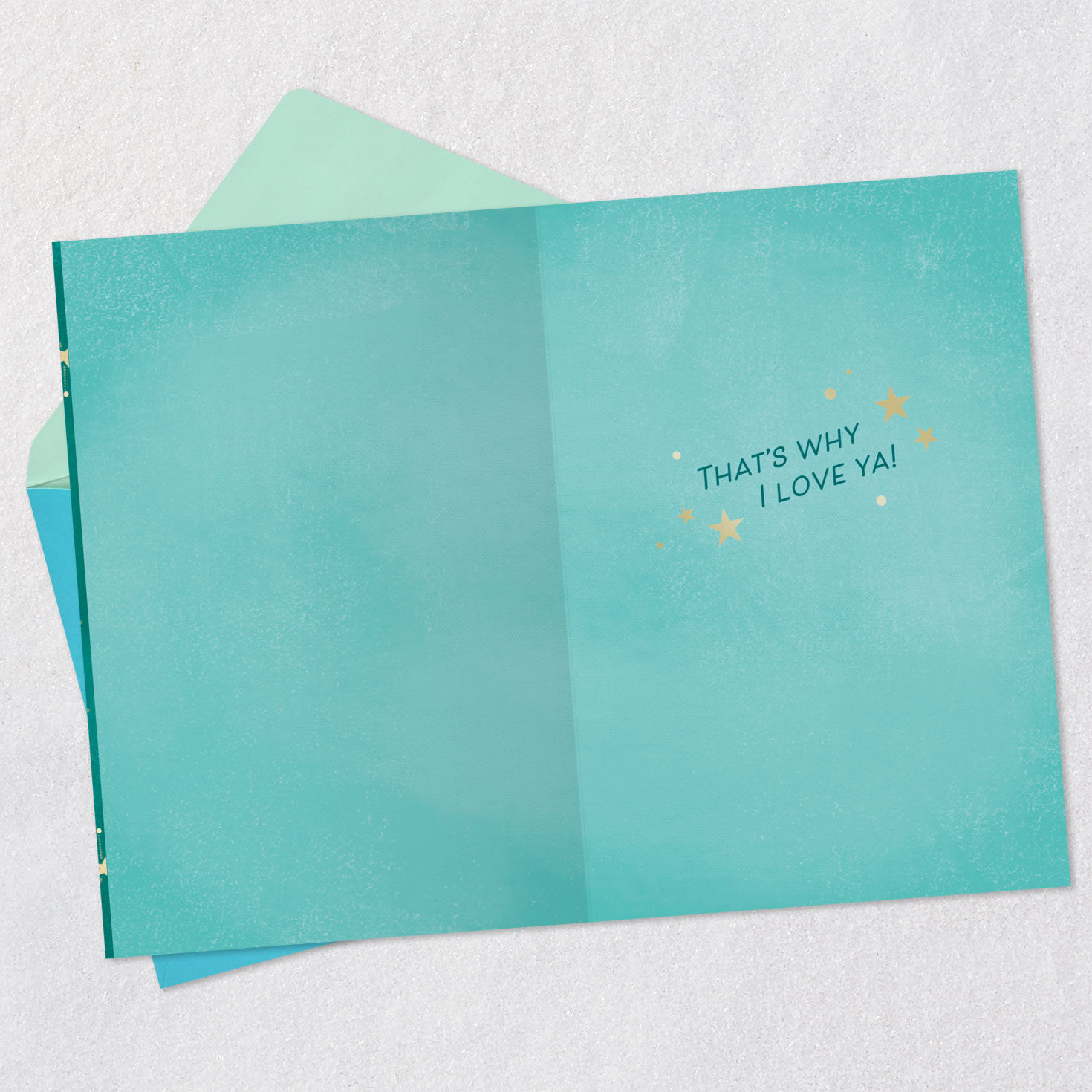 Cosmic Friendship Card Open card with envelope image number 3