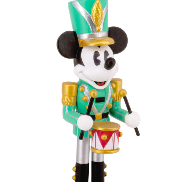 Mickey Mouse Nutcracker Christmas Ornament closeup view image number 5