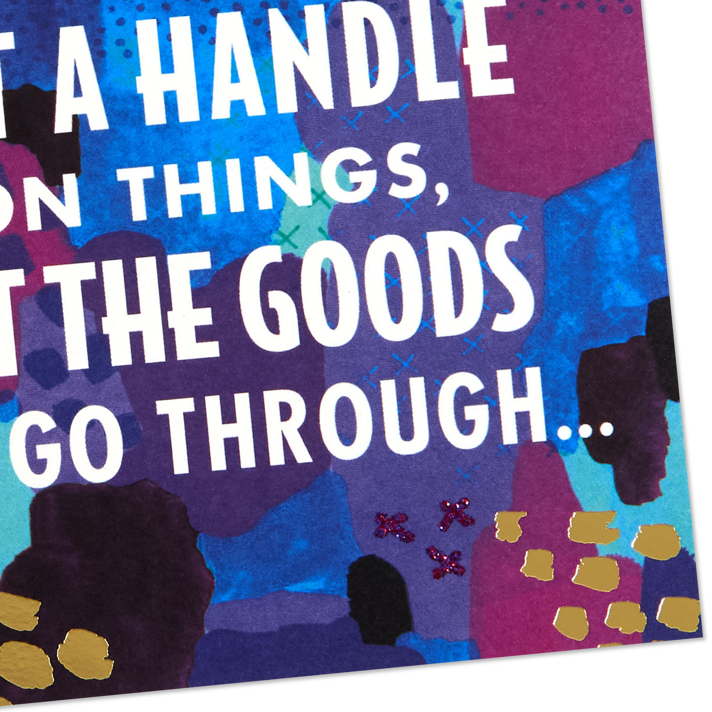 Vibrant Abstract Pattern Encouragement Card for Her Card Front Detail image number 4