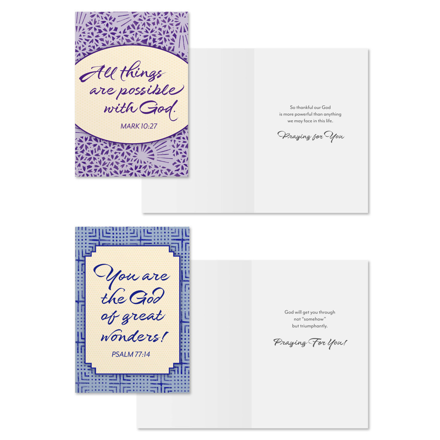 Patterns DaySpring Prayer Cards Assortment Card Front with Sentiment image number 3