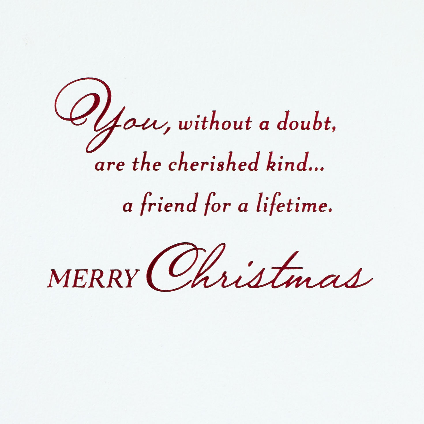 You're a Cherished Friend Christmas Card for only USD 5.99 | Hallmark