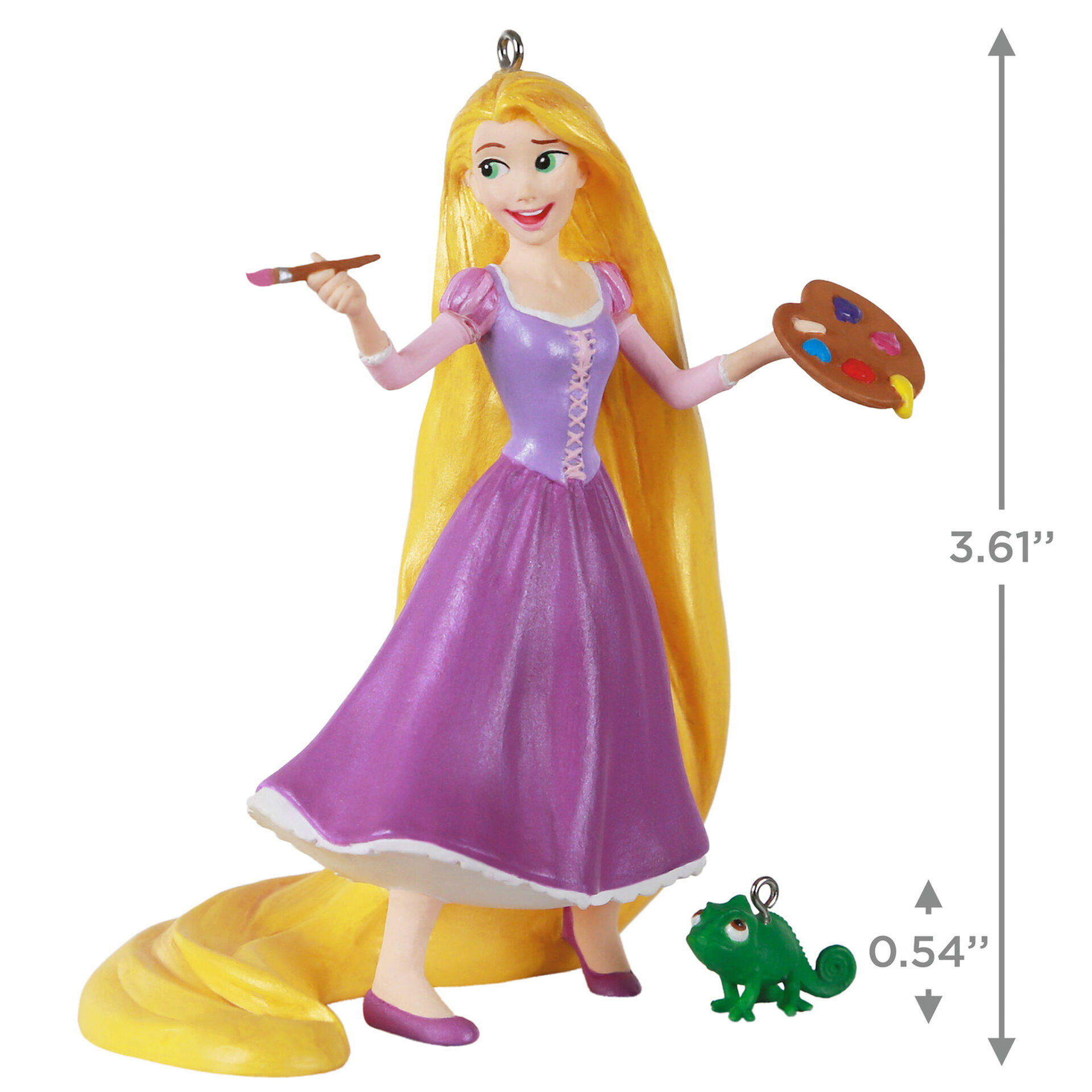 Disney Tangled Rapunzel And Pascal Ornaments Set Of 2 Keepsake Ornaments Hallmark