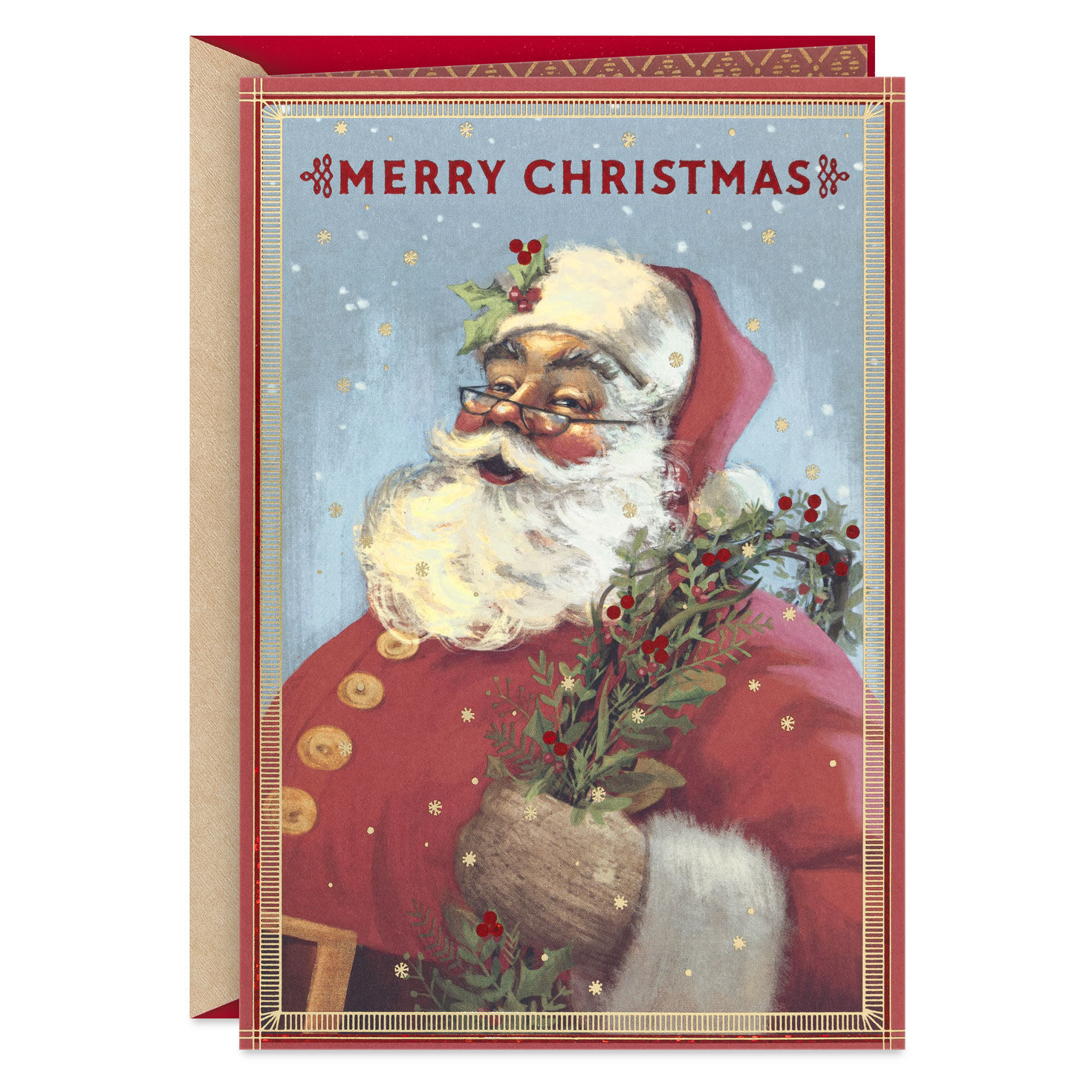 Vintage Santa Claus Christmas Card