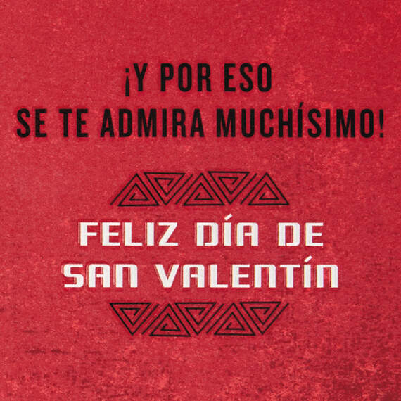 Marvel Avengers Black Panther Hero Spanish-Language Valentine's Day Card, , large image number 2