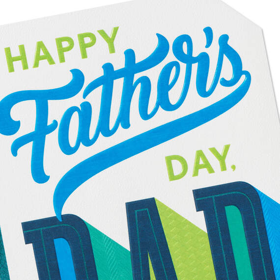 A Day to Feel Loved Father's Day Card for Dad, , large image number 4