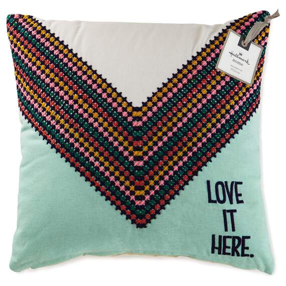 Love It Here Pillow, 14" Square, , large image number 3
