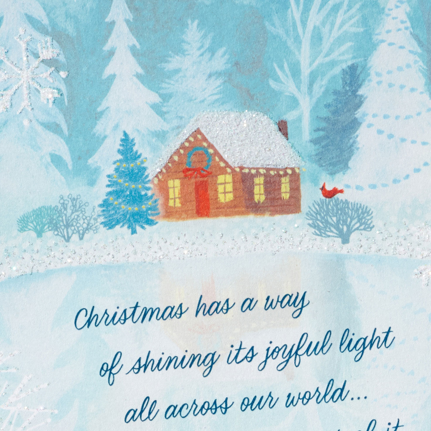 Snowy Cabin on a Frozen Pond Boxed Christmas Cards, Pack of 16 for only USD 12.49 | Hallmark