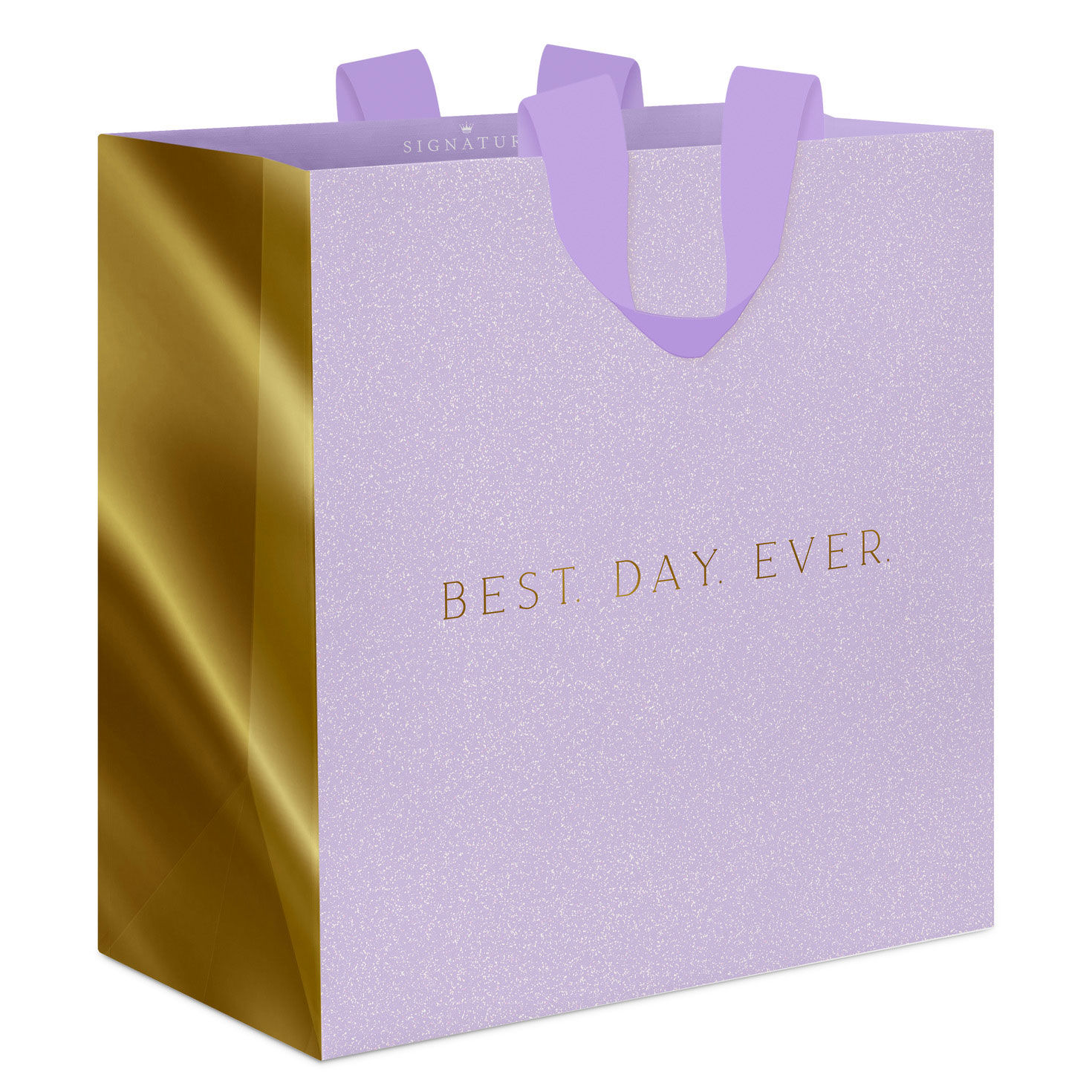 7.7" Best Day Ever Lavender Medium Gift Bag