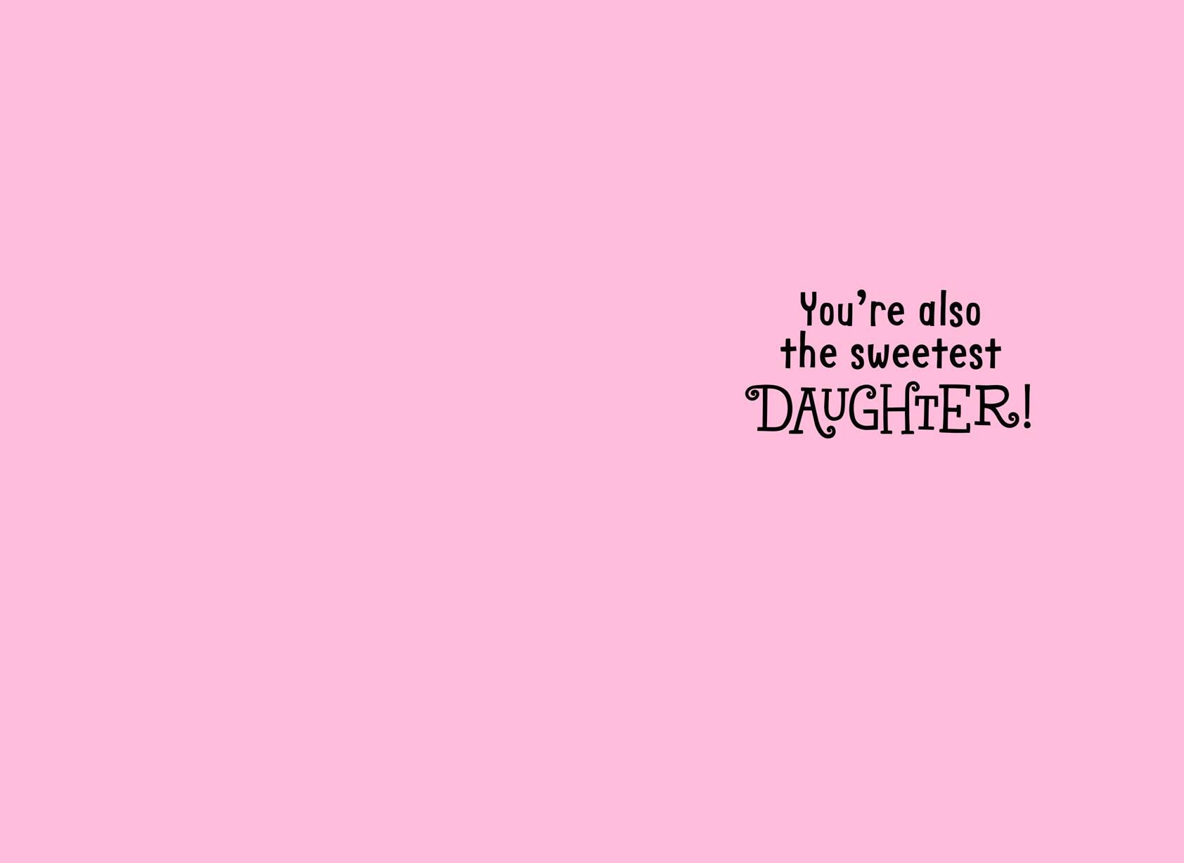Cutest Princess Birthday Card for Daughter