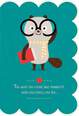 Bespectacled Beaver Teacher Appreciation Card From Child, , large image number 1