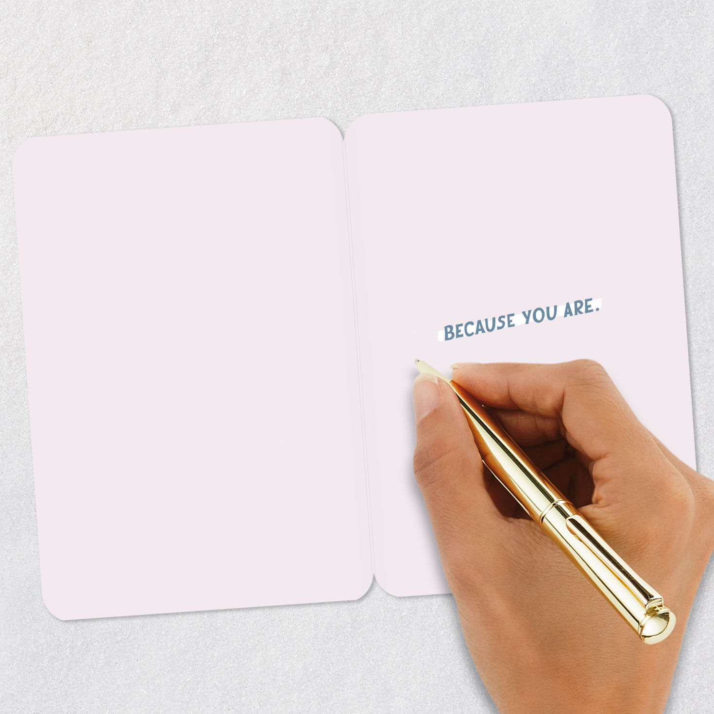 Lettering With Pink Border Encouragement Card Signing card image number 6