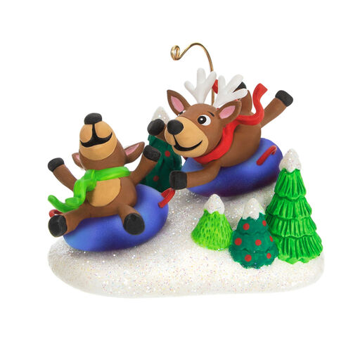 Reindeer Antics Ornament, 