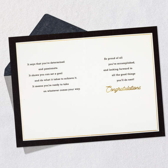 A Master's Degree Says a Lot About You Graduation Card, , large image number 4