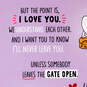 You're My Human Funny Valentine's Day Card From the Dog, , large image number 3