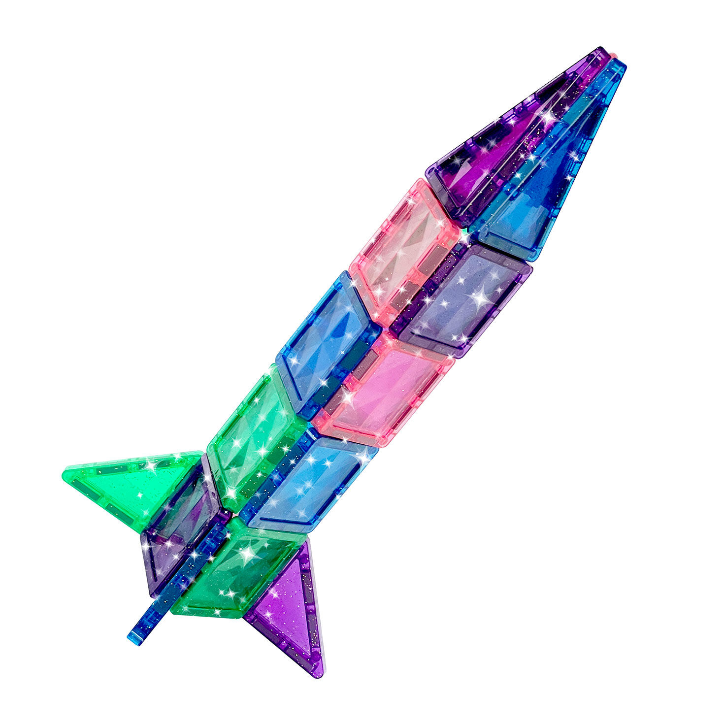 Crayola Magnetic Glitter Mini Pip-Tiles Set, 24 pieces, , large image number 4