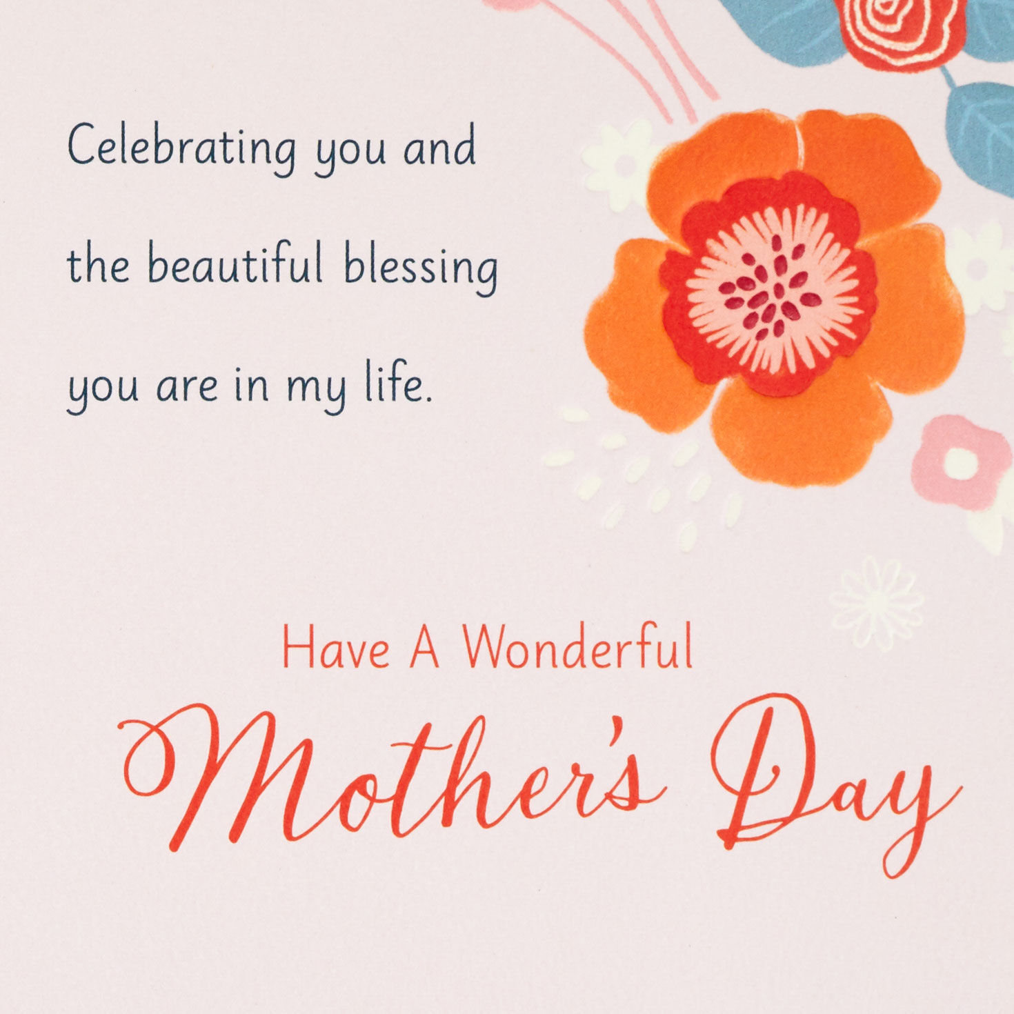 Beautiful Flowers Religious Mother's Day Card Sentiment image number 2