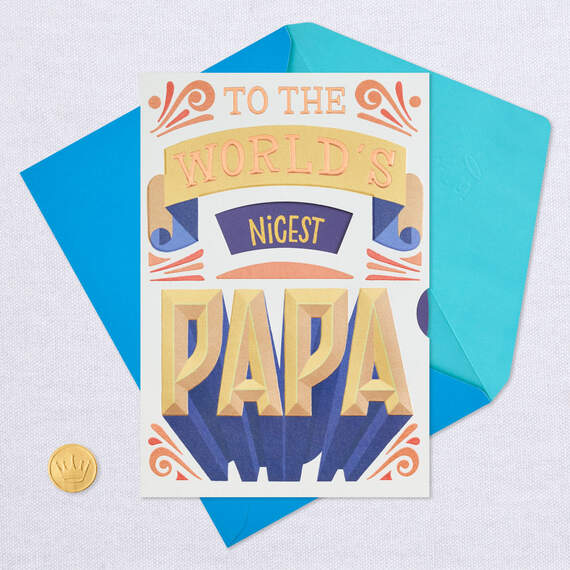 World's Best Papa Interactive Wheel Father's Day Card, , large image number 9