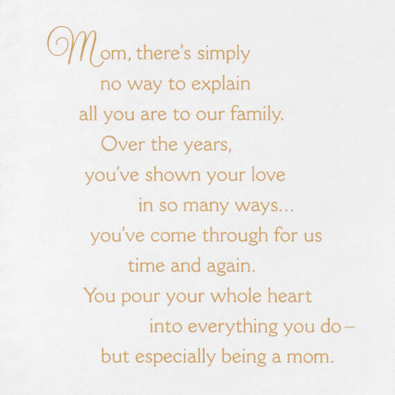 All You Are to Our Family Birthday Card for Mom, , large image number 2