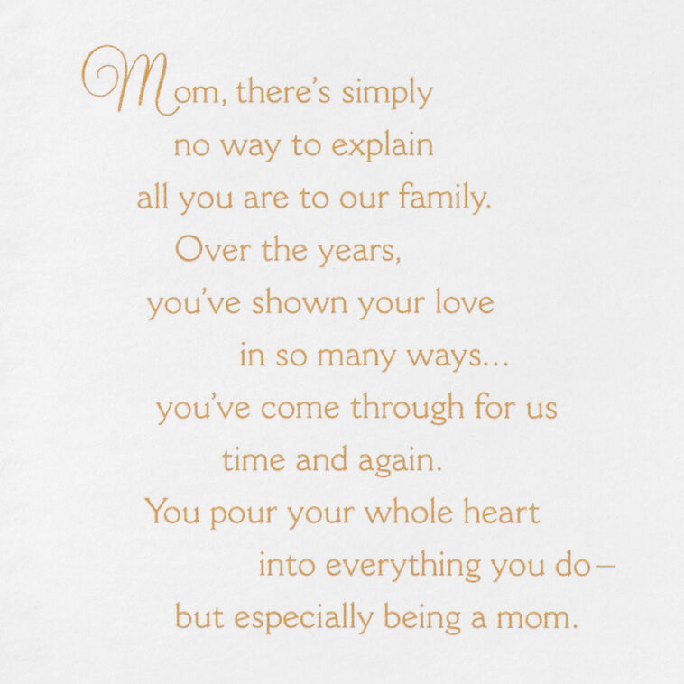 All You Are to Our Family Birthday Card for Mom, , large image number 2