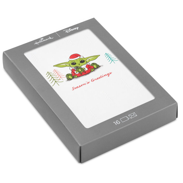 Star Wars: The Mandalorian™ Grogu™ Frogs Boxed Christmas Cards, Pack of 16