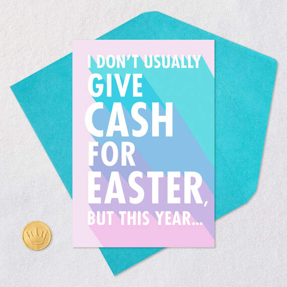 Cash for Easter Funny Easter Card, , large image number 5