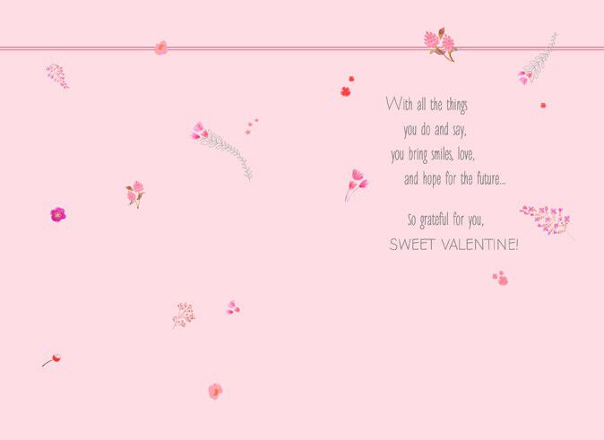 Great-Granddaughters Bless Us Valentine's Day Card