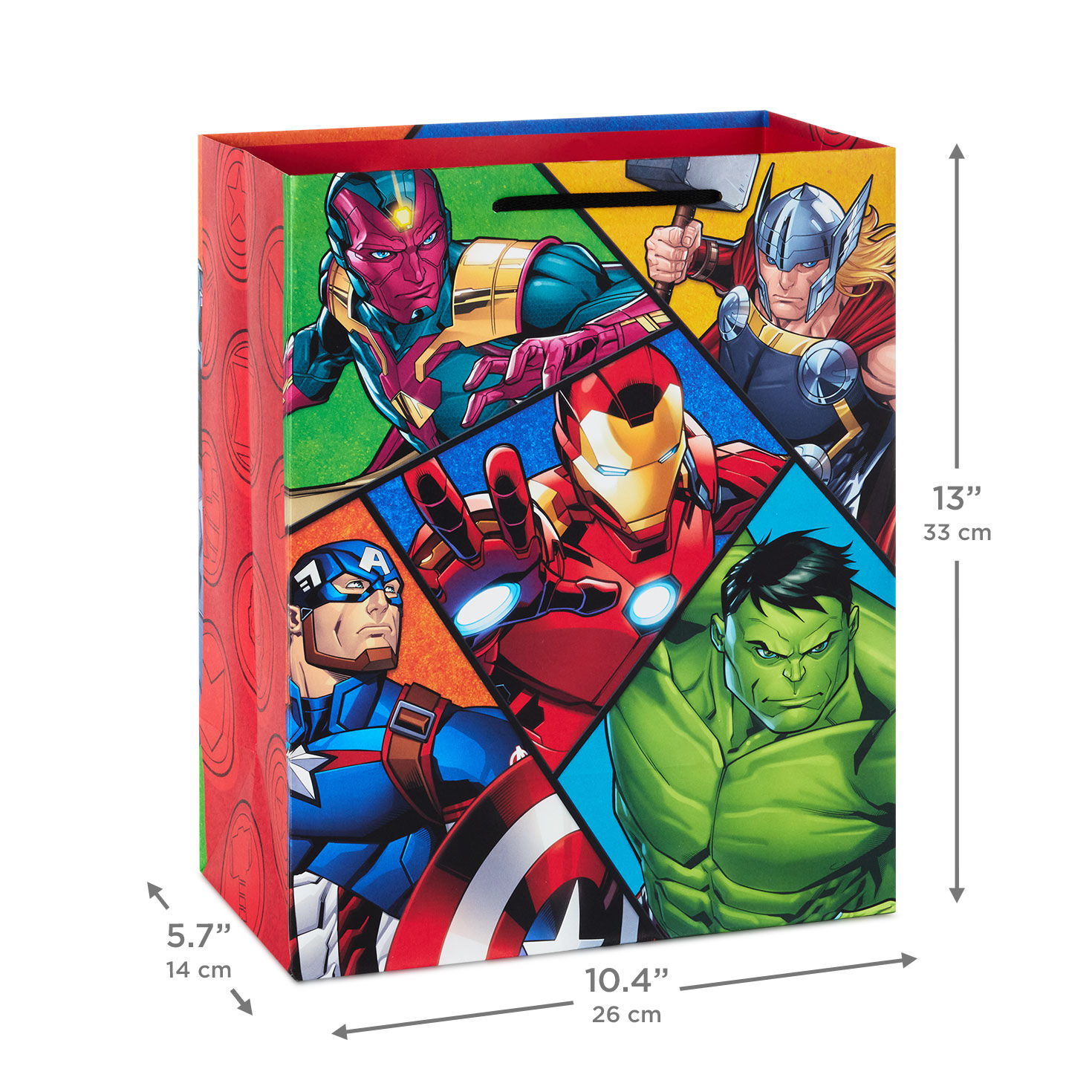 Marvel Avengers Large Gift Bag measurement image number 3