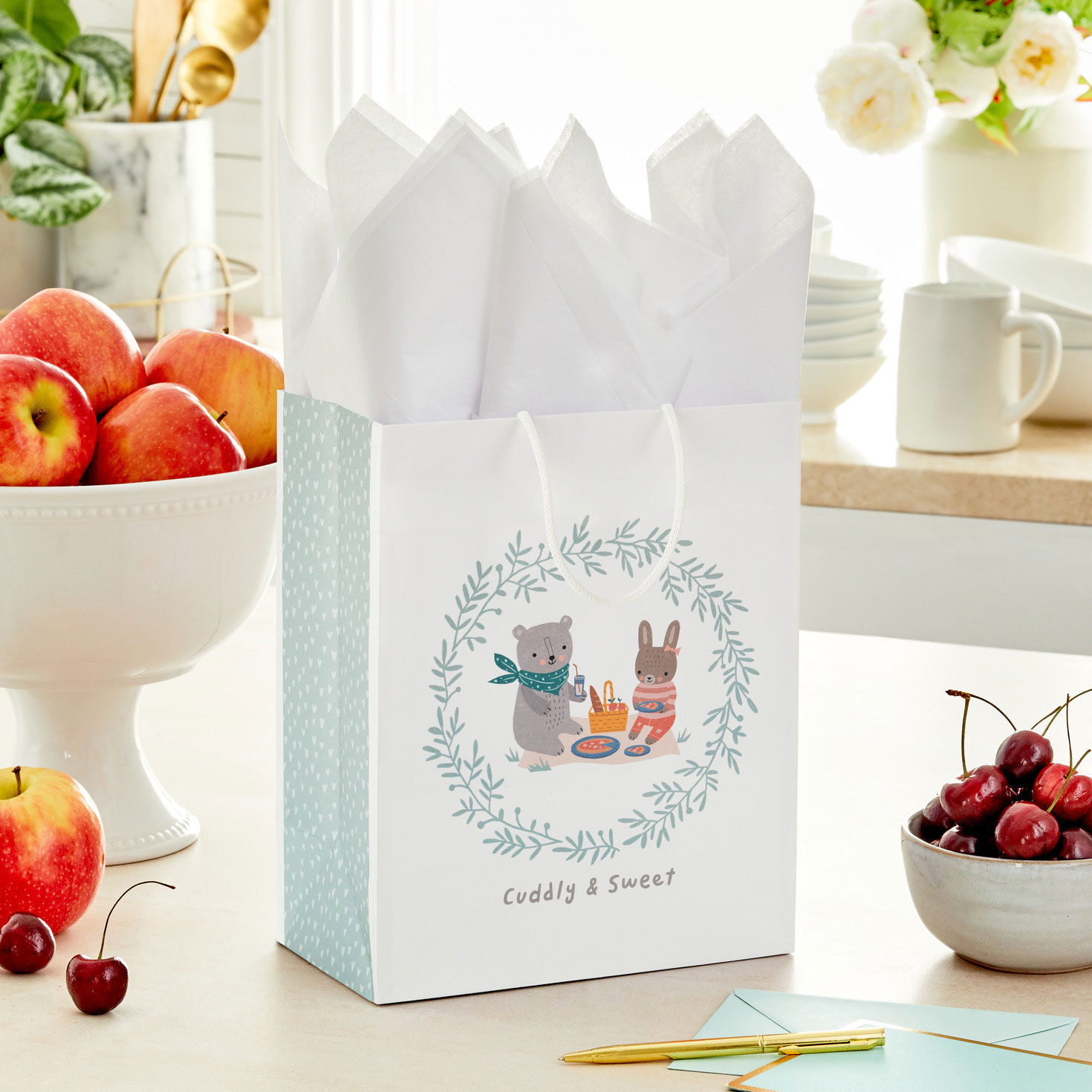 9.6" Bear and Bunny Medium Gift Bag for only USD 3.49 | Hallmark