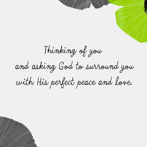 May God Surround You With Peace and Love Sympathy Card, 