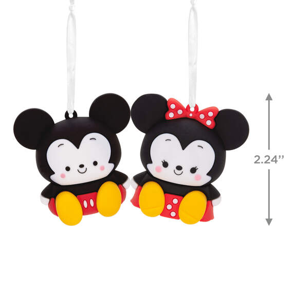 Better Together Disney Mickey and Minnie Magnetic Hallmark Ornaments, Set of 2, , large image number 3