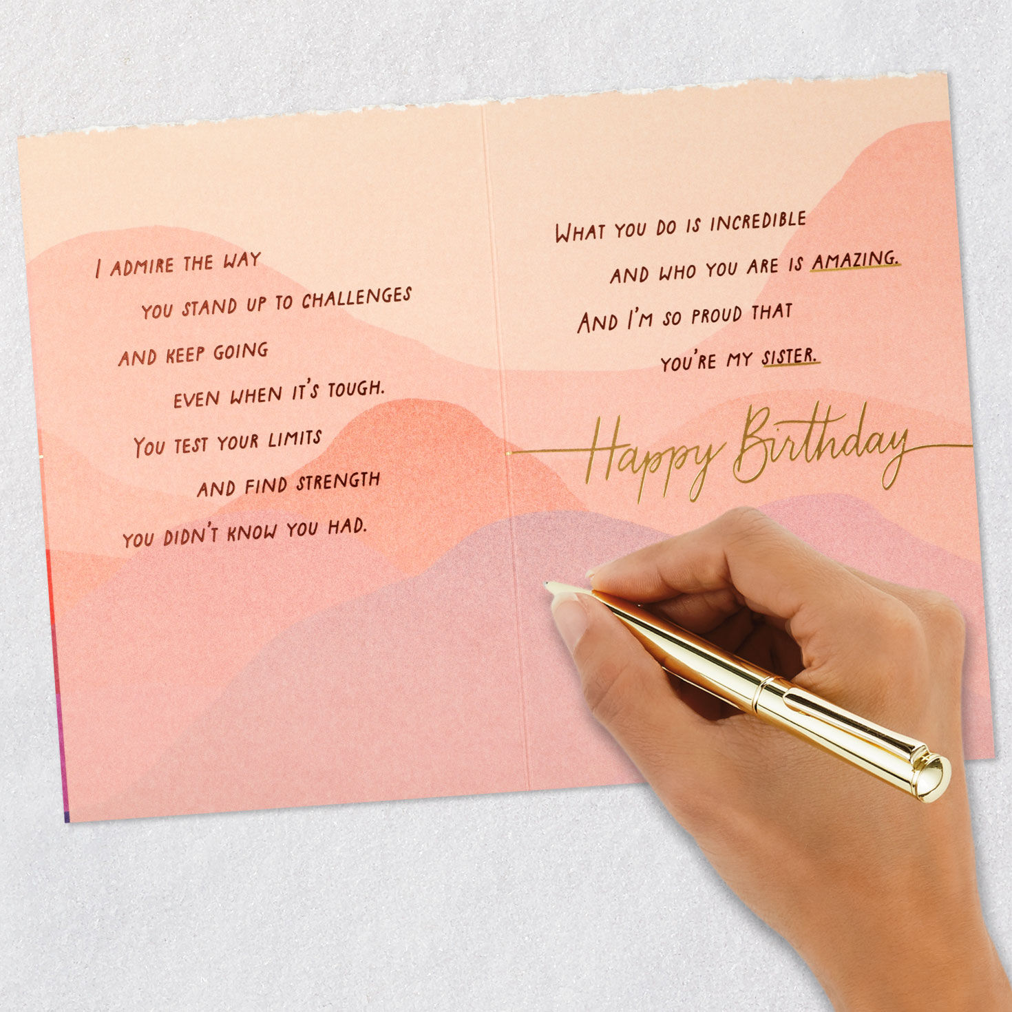 You're an Inspiration to Me Birthday Card for Sister, , large image number 7