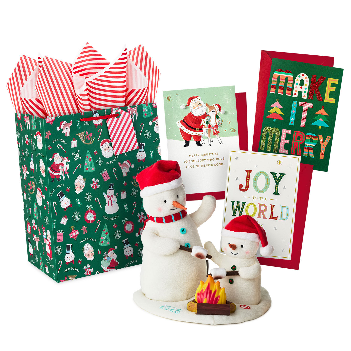 Singing Snowmen Plush and Three Cards Promotion