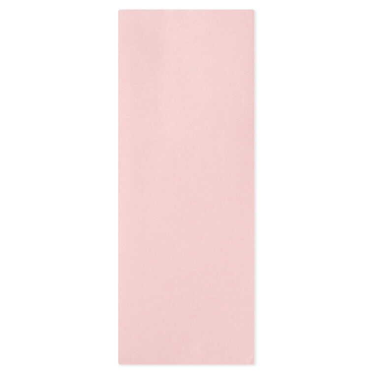 Solid Light Pink Tissue Paper, 8 sheets
