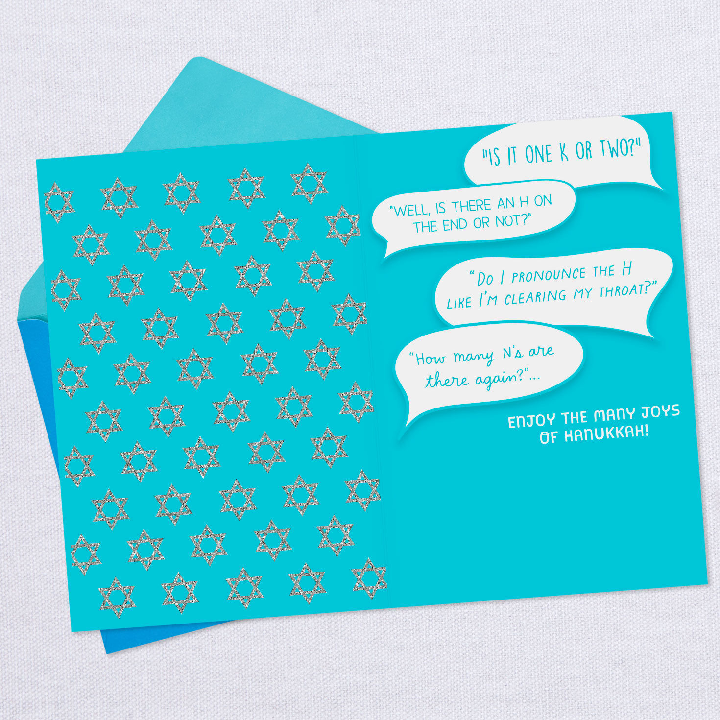 Words of the Season Funny Hanukkah Card, , large image number 3