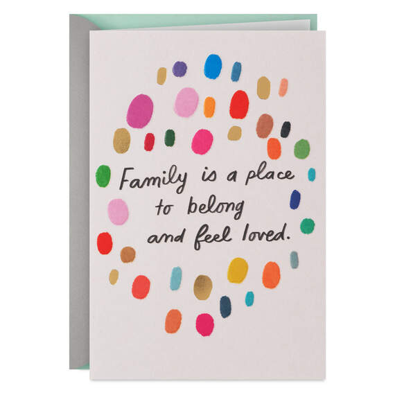 Glad to Be Family With You Birthday Card for Relative