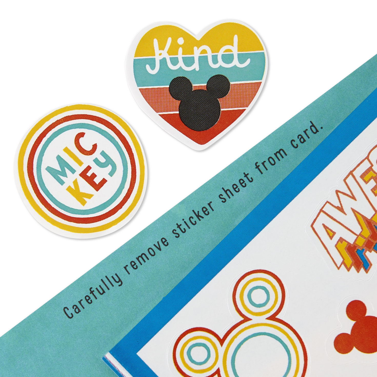Disney Mickey Mouse You're Awesome Birthday Card for Kids With Stickers for only USD 5.99 | Hallmark