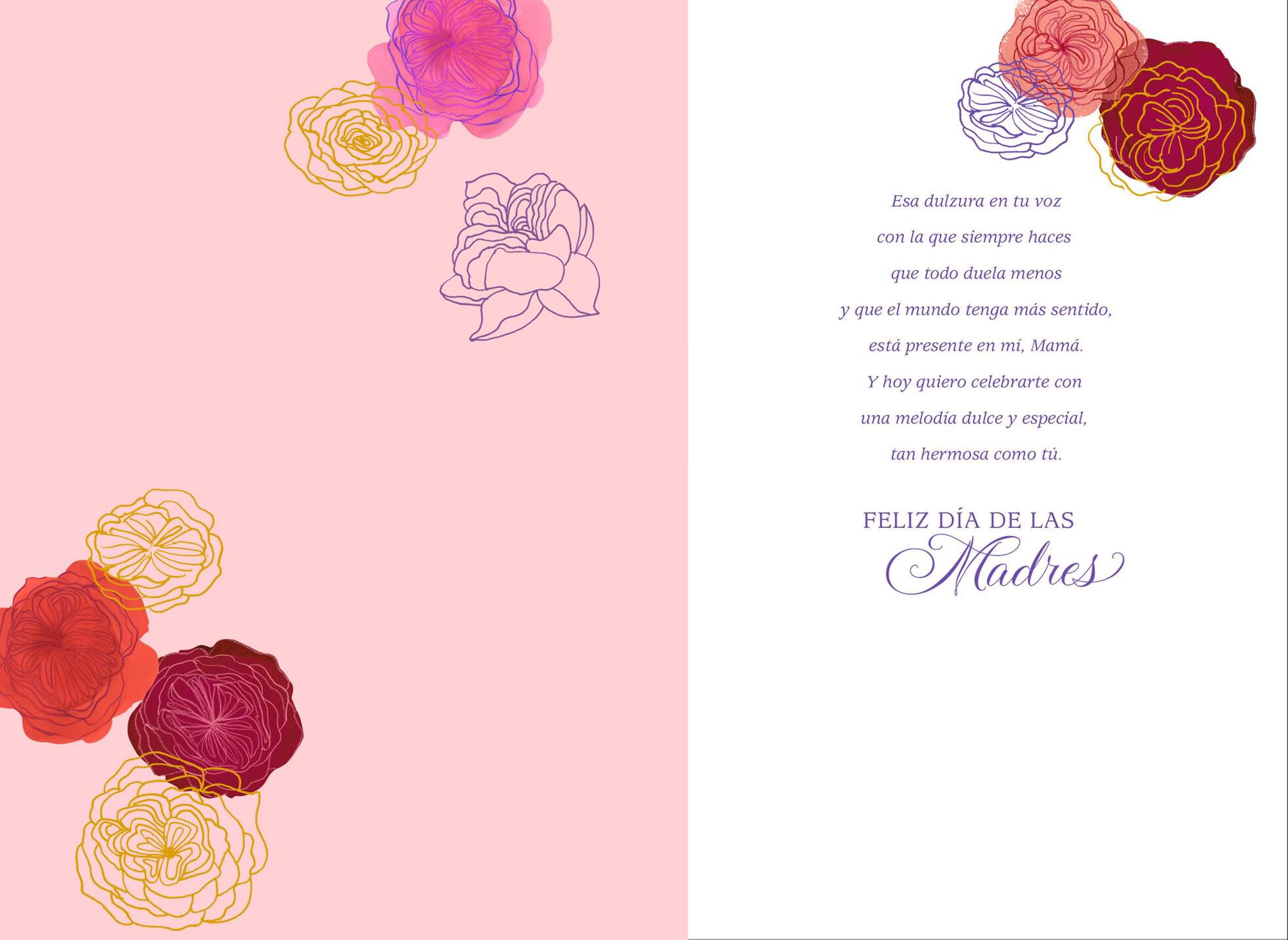 Harmony of Love Musical Spanish-Language Mother's Day Card