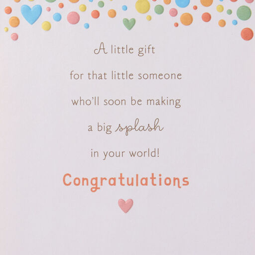 Rubber Ducky Baby Shower Card, 
