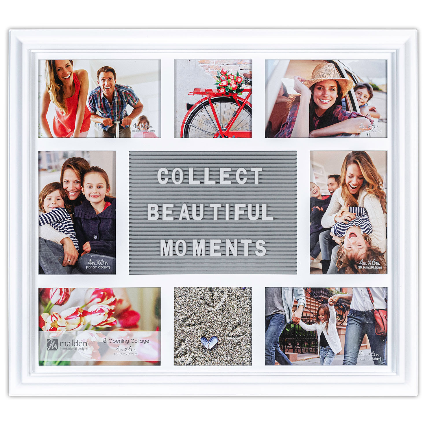 Malden Photo Collage Letterboard White Picture Frame, 18.5x16.5 for only USD 29.99 | Hallmark