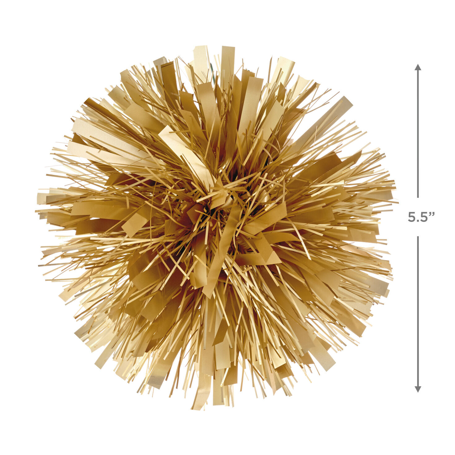 Gold Metallic Pom-Pom Gift Bow, 5.5" for only USD 3.99 | Hallmark