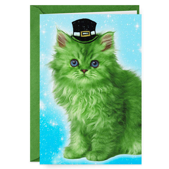 Special as a Lepre-kitten Funny St. Patrick's Day Card