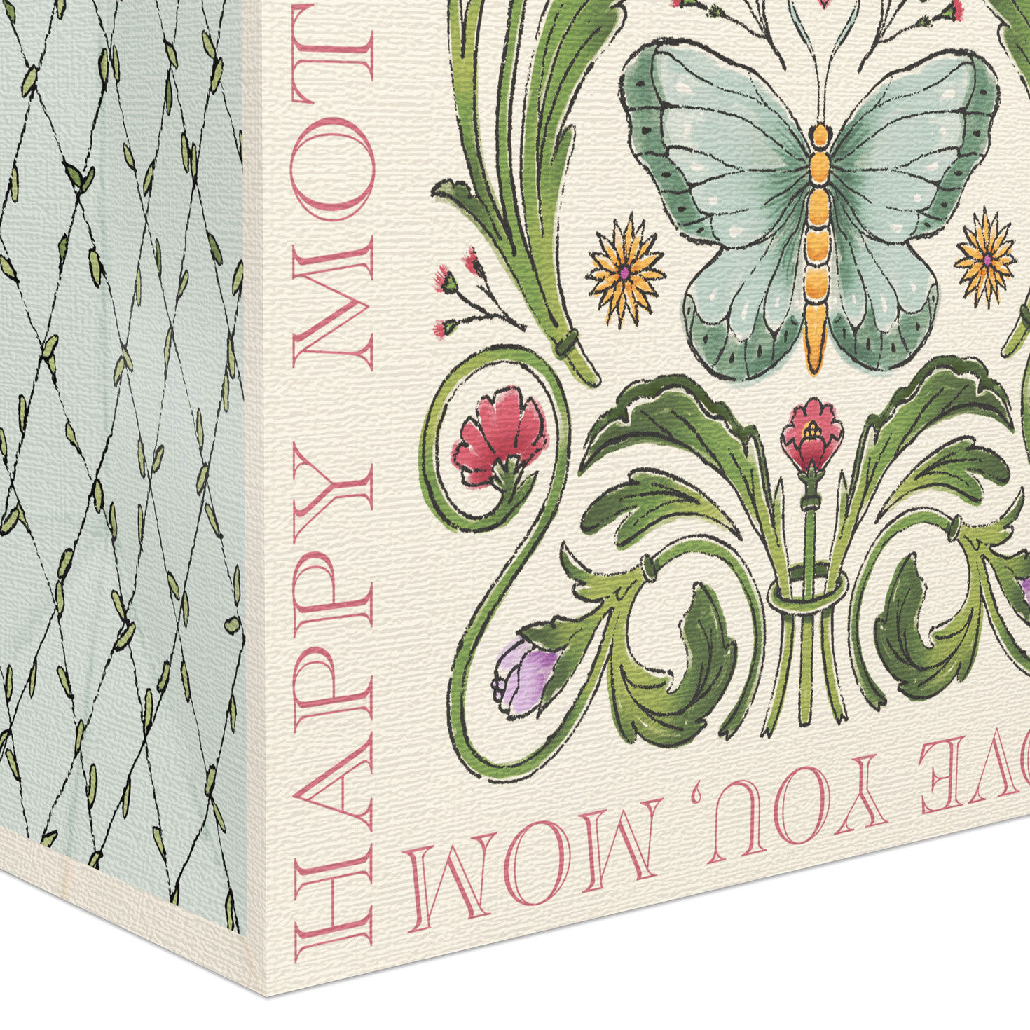 9.6" Illustrated Floral Medium Mother's Day Gift Bag for only USD 3.99 | Hallmark